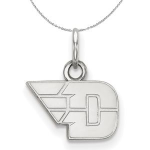 Sterling Silver U. of Dayton XS (Tiny) Necklace - 20 Inch